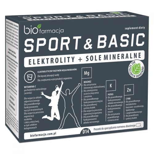 Biofarmacja Sport & Basic elektrolity sole min. 14