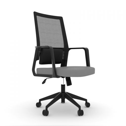 Fotel biurowy comfort 10 czarno - szary