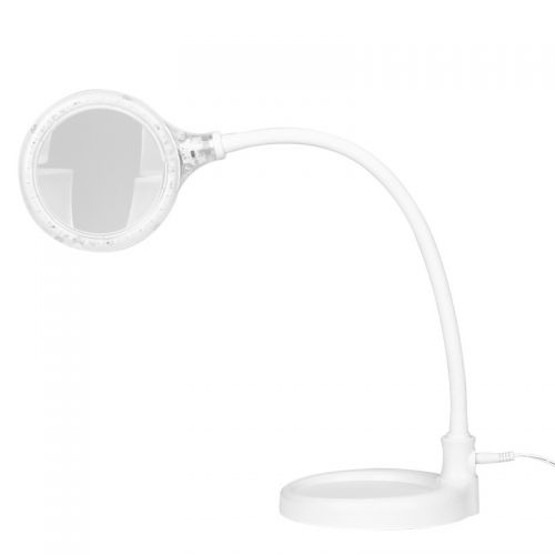 Lampa lupa elegante 2014-2r 30 led smd 5d z podstawką i klipsem na biurko