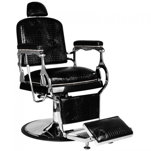 Gabbiano fotel barberski alfredo czarny