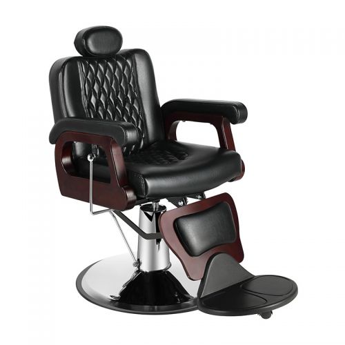 Gabbiano fotel barberski rocco czarny