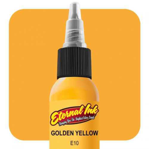 Tusz do tatuażu eternal ink standard color golden yellow 30 ml