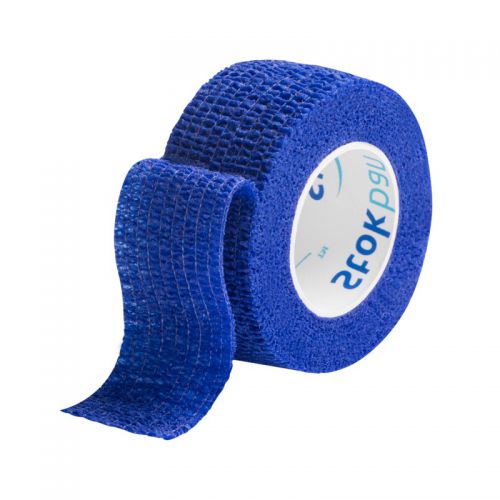 Bandaż na gryfy, samoprzylepny, niebieski, 2.5 cm, 1 szt