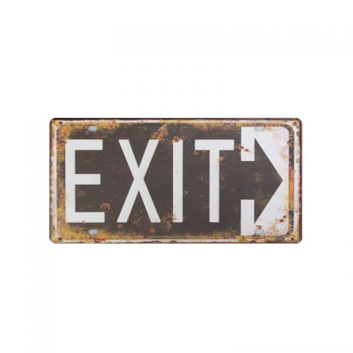 Tablica ozdobna exit 124