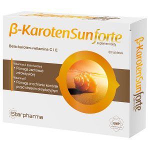 Starpharma Beta Karoten Sun Forte 30 tabletek