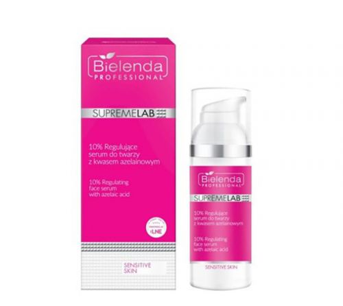 Bielenda supremlab sensitive skin 10% regulujące serum do twarzy z kwasem azelainowym 50 ml