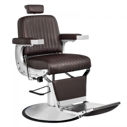 Gabbiano fotel barberski continental brązowy