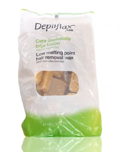 Depilflax wosk twardy bezpaskowy do depilacji 1kg naturalny