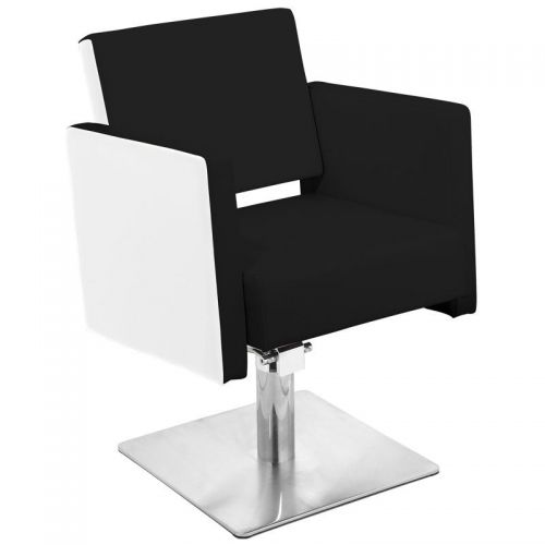 Gabbiano fotel fryzjerski madryt czarno-biały
