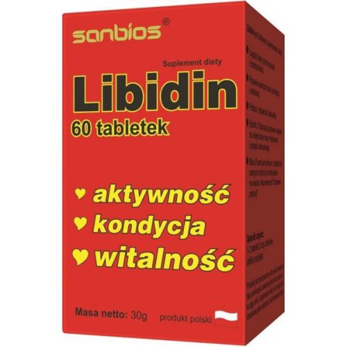 Sanbios Libidin 60 T Poprawia Witalność Mężczyzn