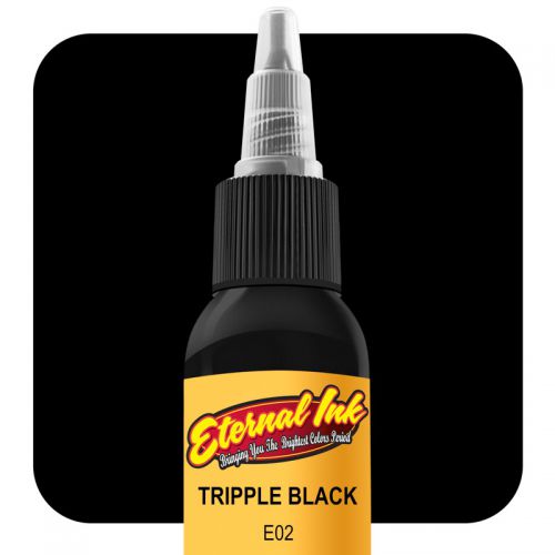 Tusz do tatuażu eternal ink standard color triple black 30 ml