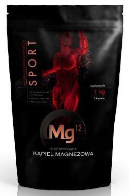 Mg12 Płatki Magnezowe Do Kąpieli Sport 1KgBiszofit