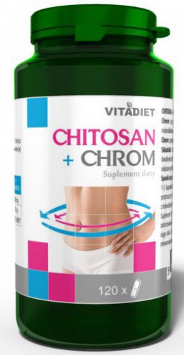 Vitadiet Chitosan + Chrom 120 Kaps. Poziom Glukozy