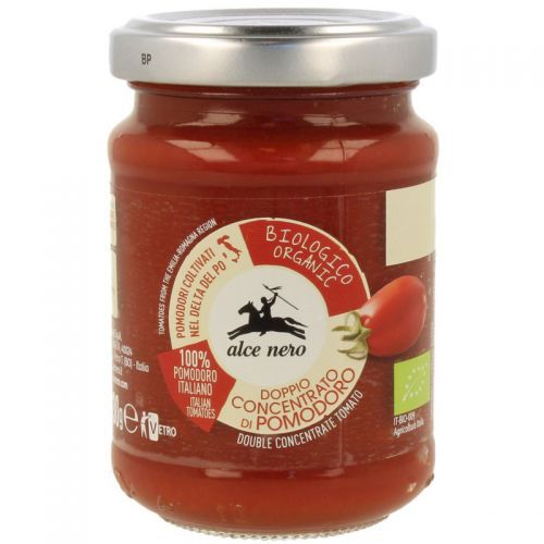 ALCE NERO Koncentrat Pomidorowy 28% BIO 130 g
