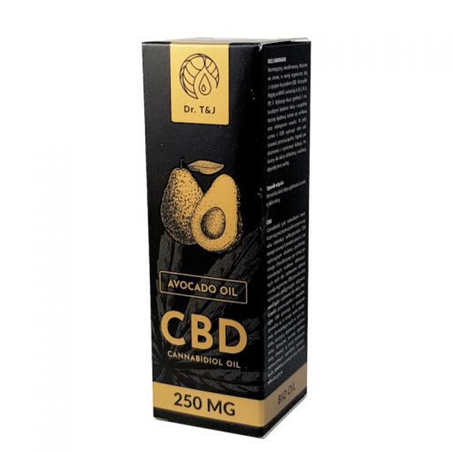 Dr T&J Olej Avocado Bio CBD 250 mg 50 ml